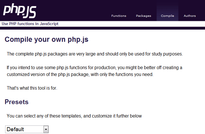 «php.js