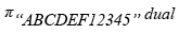 Relational Algebra Expression: Displays the string value from the DUAL table.